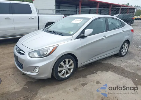 2012 Hyundai Accent Gls из США, поврежденный, VIN KMHCU4AE6CU065124